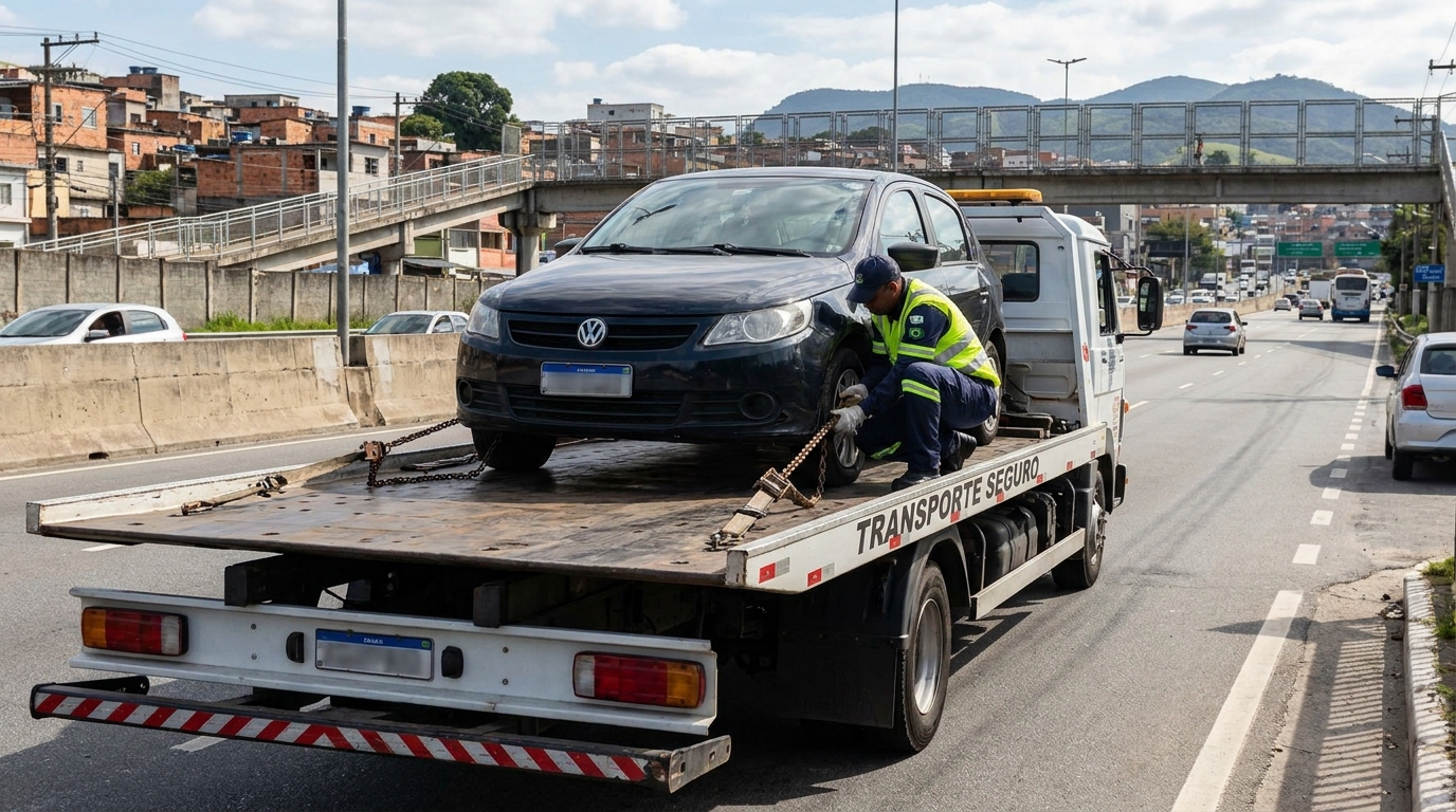 Logística para Veículos Parados na Soledade, Aracaju‑SE